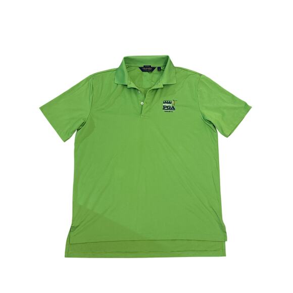 Polo Golf Ralph Lauren neon green Sahalee C.C. Women’s PGA championship Large - Picture 2 of 6